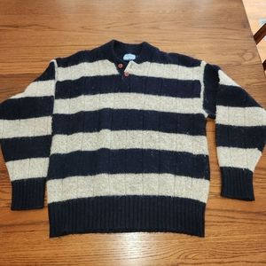 Men's SZ Large Vintage Sears FieldMaster 85% RagWool Crewneck Sweater